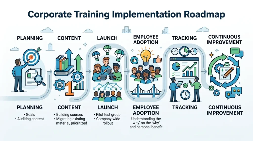 Corporate Training Implementation Roadmap