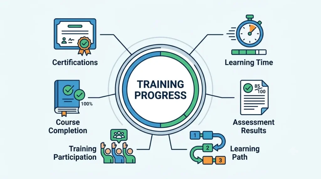 What Training Progress Tracking Includes